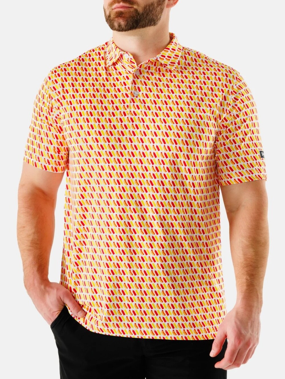 Waggle Men's Polo Shirt "Glizzy"